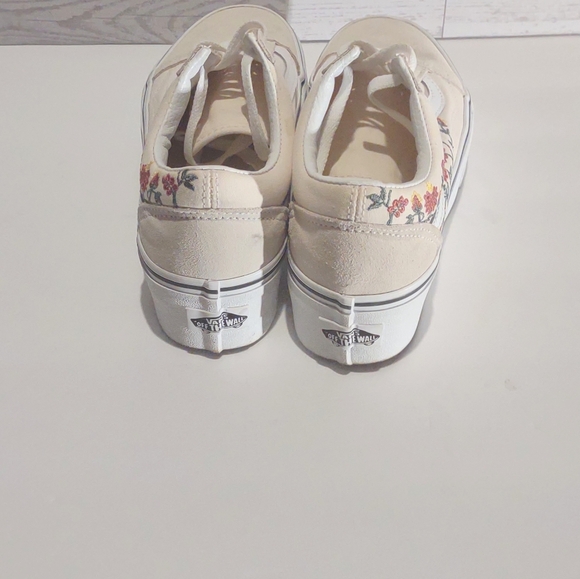 Vans Old Skool Stackform Platform Shoes  Floral Women's 7.5 - Picture 4 of 5